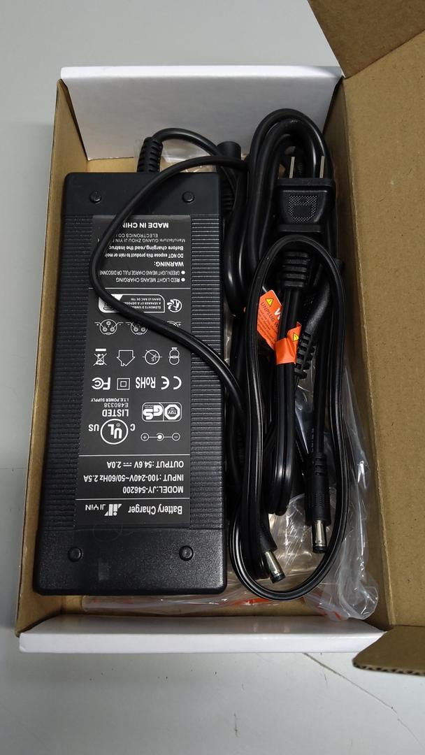 Cordro 42V 2A Charger Universal 5 Plugs Replacement for 36V Lithium Battery, Compatible with Razor/Gotrax/ninebot/Jetson/Voyage Power Adaptor Supply Cord