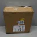 Low Height Rolling Stool Low Roller Seat PU Leather Square Roller Seat Stool Low Rolling Chair for Home Office Fitness Garage (Black)