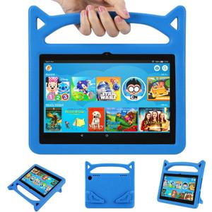 Kids Case for All-New Tablet 8 Case 2022&2020-Auorld Light-Weight Shockproof Protective Case for Tablet 8/8 Plus (Blue)
