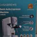 CASABREWS CM5418 Espresso Machine 20 Bar, Compact Espresso Maker with Steam Milk Frother, Stainless Steel Coffee Machine with 34oz Removable Water Tank for Cappuccino, Small Latte Machine, Silver