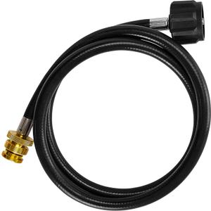 4-Feet Propane Adapter Hose 1lb to 20lb Converter Replacement for QCC1/Type1 Tank Connects 1LB Bulk Portable Appliance to 20lb Propane Tank