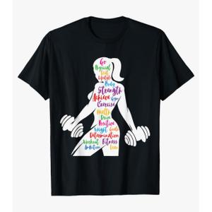 Women Gym Motivation Workout Motivational Fitness Lover Gift T-Shirt Small