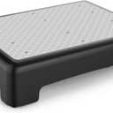 HBTower Step Stool, Mobility Step Stool for Adults & Seniors, Non-Slip Step Platform Indoor and Outdoor, Portable Step Riser, Safety Step for Car, Bedside, Office, Shower, Stairs, Grey