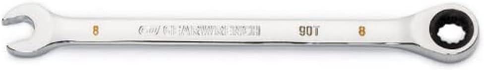 GEARWRENCH 8mm 4 Degree Swing Arch 12 Point Ratcheting Combination Wrench - 86908