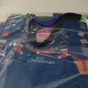 PARSUP Multifunctional Non-Woven Christmas Bags for Gifts Wrapping Shopping - Treat Bags with Handles, Xmas Party Supplies (Red + Green +Blue)