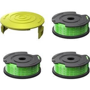Trimmer Spool Line for SEYVUM 20V MJ8603 Weed Trimmer, Edger Spool Line, 0.065-inch Trimmer Spool, 3-Pack 16.5 ft String Trimmer Lines, Replacement Cap Included