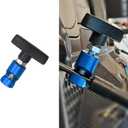 Car Lift Support Clamp, Shock Prop Strut Stopper Retainer for Car Hood, Hood Strut Fixing Clamps with Brass Core, Spark Plug Gap Gauge Tool, Universal Automotive Accessories (Blue)