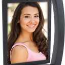 Neil Enterprises Inc. 5" x 7" Black Spinning Picture Frame