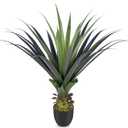 3ft Artificial Spiked Agave Plant, 36" Faux Agave Plants Indoor Small Floor Plant Perfect for Front Porch, Patio, Indoor Home, Office Decor 1pcs