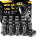 MIKKUPPA 20pcs M12X1.5 Mag Lug Nuts - 1.87" (47mm) Height 13/16" Hex Black Lug Nuts Replacement for 1983-2022 Toyota Camry, 1994-2022 Toyota RAV4, 1995-2023 Toyota 4Runner, 90942-01058 OEM Lug Nut