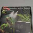 Reptile Humidifiers Smart Misting System for Reptile Terrariums, Reptile Mister Automatic with Timer, Reptile Mister Adjustable Misting Nozzles for Chameleons, Frog, Lizard, Snake (Black)