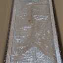 47th & Main Wood and Iron Floating Wall Shelf, Large, Beaded