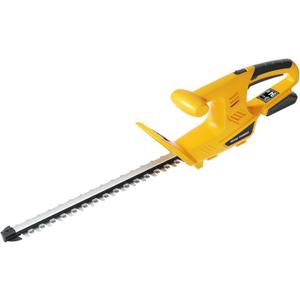 Houselife Cordless Hedge Trimmer Compatible with Dewalt 20V MAX Battery(Tool Only), 18'' Electric Hedge Trimmers Cordless, Lightweight Battery Powered Bush Trimmer for Yard, Garden (Yellow)