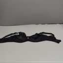 Curvy Couture Women's Plus Size Sheer Mesh Full-Coverage Unlined Underwire-Bra, Black, 32H