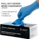 FINITEX Blue Disposable Nitrile Exam Gloves - 200 PCS/BOX 3.5mil Rubber Powder-Free Latex-Free Medical Cleaning Food Gloves