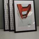 Wiscet 8x10 Picture Frame Set of 3, Display Pictures 5x7 with Mat or 8 x 10 Without Mat, Photo Frame for Wall Mounting or Tabletop Display, Black