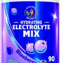 Blueberry Hydration Powder  Zero Sugar Electrolyte Drink Mix | 90 Servings | Keto, Vegan, Gluten-Free | Natural Electrolytes for Muscle Recovery, Energy, Cramp Relief | for Women, Runners