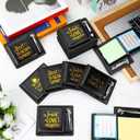 12 Sets Teacher Appreciation Gift Sticky Note Holder with PU Leather Box, Thank You Motivational Pen Holder Bulk Inspirational Gift for Teachers, Coworkers, Employee, Nurse, Staff