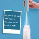 Handheld Electric Formula Stirrer,Electric Milk Frothers,Handheld Drink Mixer (Blue)