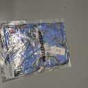 Weecreeture Floral Hawaiian Shirt for Men Summer Button Up Shirt Short Sleeve Mens Beach Tropical Casual Aloha Shirt (Blue, XXXL)