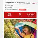 Amazon.com : Koala Photo Paper 8.5X11 Inches Heavyweight Double Sided Glossy 50 Sheets 260gsm Only Compatible with Inkjet Printer : Office Products