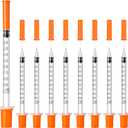 30PACK U-100 Syringes, 30G 5/16" (8mm) 1ml/cc Disposable Syringe, Individual Wrapped
