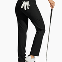 Willit Women's Golf Pants Hiking Pants Quick Dry Lightweight Outdoor Casual Pants with Pockets Water Resistant Size 10