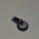 Andobil Upgrade Tesla Phone Mount [Strong Magnet & Foldable] MagSafe Car Mount for Tesla New Model Y Juniper Model 3, 360 Adjustable Tesla Phone Holder fits iPhone 17 16 15 Pro Max, Tesla Accessories (Metallic Sliver)