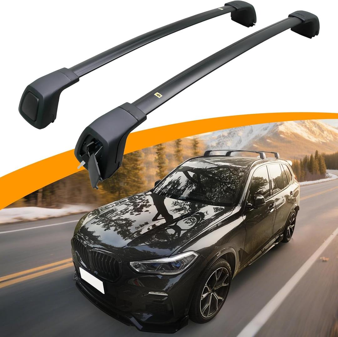 Upgraded Roof Racks Cross Bars Fit for BMW X5 G05 2019-2025 Cargo Crossbar with Lock