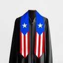 72" Graduation Satin Sash Stole, Scarf for Abroad Student International Study Class
