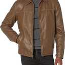 Tommy Hilfiger Men's Classic Faux Leather Jacket, Medium