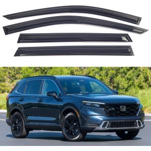 Window Visors Compatible with 2023-2024 Honda CRVRain Guards Sun Shields Window DeflectorTape-On Style4PCS