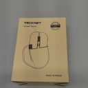 TECKNET Wireless Mouse, Bluetooth Mouse (BT5.3/5.0 & 2.4G) Rechargeable Ergonomic Optical Mouse with 6 Adjustable DPI, Side Scroll, Quiet Clicks, USB A Receiver, 7 Buttons, Wide Compatibility - Black