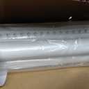 Tension Curtain Rod 41-185 In (4-15ft), Extra Long Tension Rod No Drilling For Patio Windows, White Shower Curtain Rod For Room Divider,One-Click Telescopic Rod, Outdoor Curtain Rods Never Rust