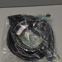 25 FT 3 Prong Dryer Extension Cord Outdoor Black, 30 AMP 10/3 Gauge Heavy Duty, NEMA 10-30P to 10-30R, Waterproof STW Jacket ETL Listed for Dryers & EV Charging