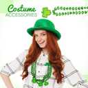 12 Pcs St Patricks Day Beads Necklace Bulk Green Shamrock Beads for Irish Party Favors & Supplies, Costume Accessories by 4E's Novelty