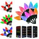 Smart C9 LED Christmas Lights Outdoor, 118 FT 150 LED C9 String Lights App Control 105+ Modes Waterproof Connectable RGB Color Changing Christmas Tree Lights for Outside Roofline Patio Home Xmas Decor