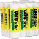 UHU Stic Permanent Clear Application Glue Stick, 0.29 oz, 12 Sticks per Pack (99450)