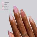 BTArtboxnails XCOATTIPS Bare 5-Shades Nude Press on Nails - 4-Week Wear Short Coffin Press on Nails, Easy to Apply, Soak Off, Salon Quality Value at Home, 16 Sizes - 160 Fake Nails