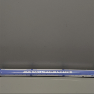 24" x 36" SwiftGlimpse 2026 Wall Calendar Erasable Large Wet & Dry Erase Laminated 12 Month Annual Yearly Wall Planner, Reversible, Horizontal/Vertical, Navy