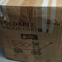 Varronobe Pulling Cart For Outside Foldable Wagon Cart