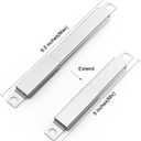Uniflasy 304 Stainless Steel Carryover Tubes Replacement Parts for Char-broil, Crossover Tube for Charbroil Grill Replacement Parts, Universal Crossover Tubes for Kenmore and Others Most Grills, 3 PCS