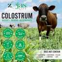 Colostrum Supplement, 100% Grass Fed, from Organic Farms, Colostrum Powder for Immunity, Gut Health, Wellness - Made with Regenerative Farming Practices, 30 Day Supply, Unflavored (2.11 Ounce (Pack of 1))