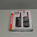 Motorola Solutions, Portable FRS, T210, Talkabout, Two-Way Radios, Rechargeable, 22 Channel, 20 Mile, Black W/Red, 2 Pack