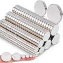 MAGXCENE Neodymium Disc Magnets, 144 Pcs 6 Different Size Rare Earth Magnets for Crafts, Small Strong Magnets Heavy Duty