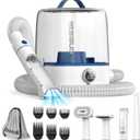 oneisall Cordless Dog Grooming Vacuum Kit, Dog Grooming Kit with 5100mAh & 11-in-1 Pet Tools, 3L Dust Cup, Low Noise for Shedding & Grooming and Suitable for Home/Car Cleaning,Comfy L1