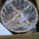 20" Large Gold Chandelier Light Fixtures, 5-Light Modern Drum Dining Room Chandeliers Over Table for Living Room Kitchen Island Entryway, E12