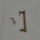Hickory Hardware 1 Pack Solid Core Kitchen Cabinet Pulls, Luxury Cabinet Handles, Hardware for Doors & Dresser Drawers, 5-1/16 Inch (128mm) Hole Center, Champagne Bronze, Piper Collection