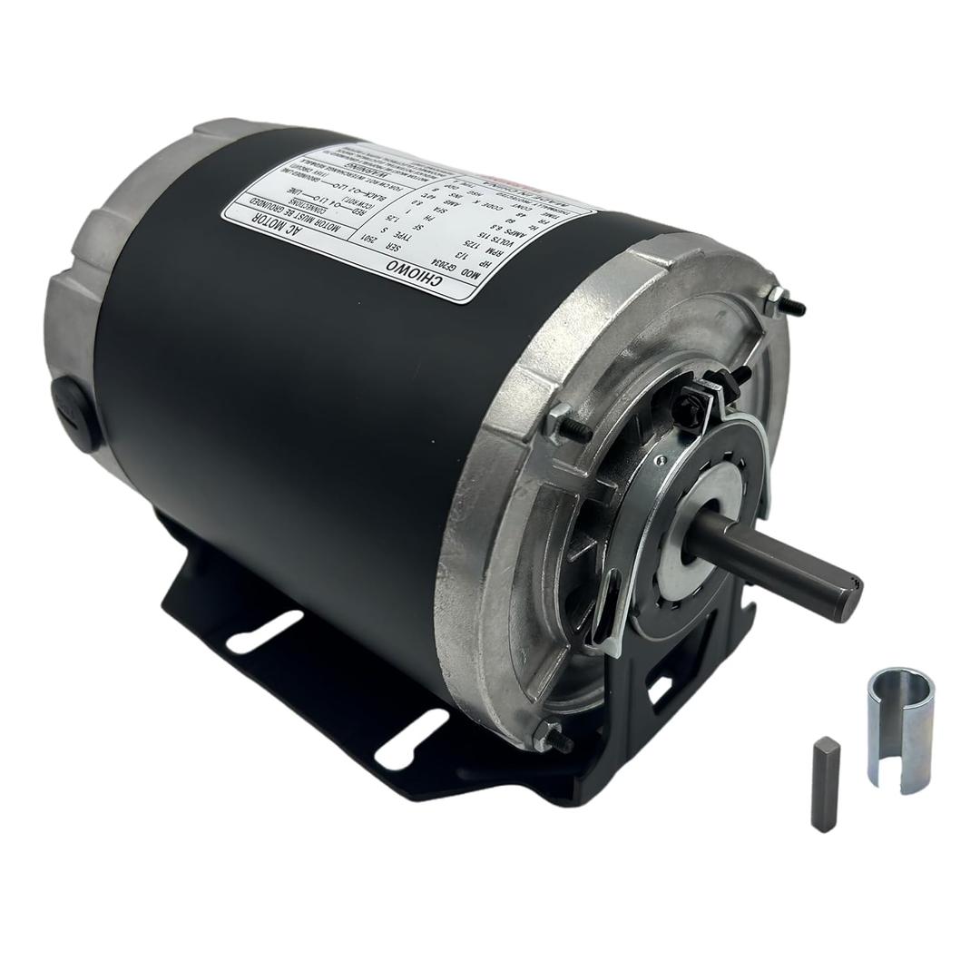 GF2034 Blower Motor 1/3 hp 115 Volts 5.9A 1725 RPM 60Hz 48 Frame Belt Drive Compatible with AO Smith BF2034 Packard 45013 GE 4706 Emerson 8100