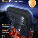 Diaclara Magnetic Designed for iPhone 17 Pro Max Case Full Body Bumper,[Compatible with MagSafe] Military Drop Proof Cover with Built-in Privacy Screen Protector,Black